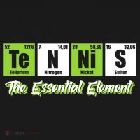 Tennis The Essential Element Funny Love Tennis Women's Hoodie thumb 2
