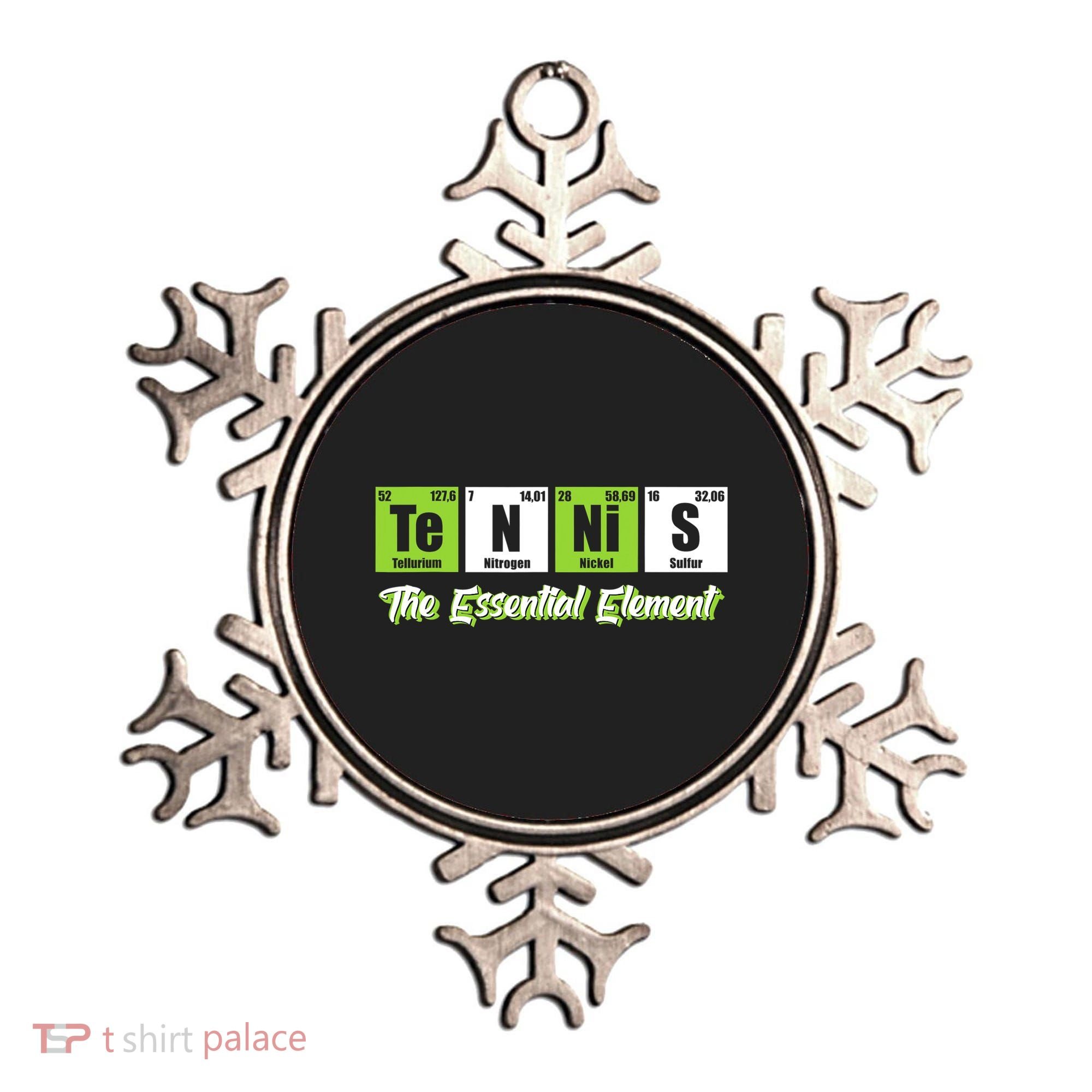Tennis The Essential Element Funny Love Tennis Ornament