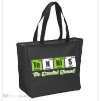Tennis The Essential Element Funny Love Tennis Tote Bag thumb 2