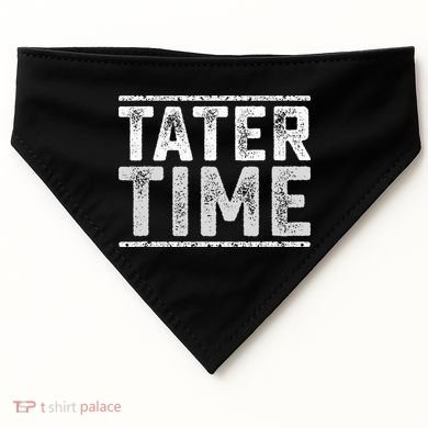 Tater Time Funny Thanksgiving Dinner USA-Made Doggie Bandana