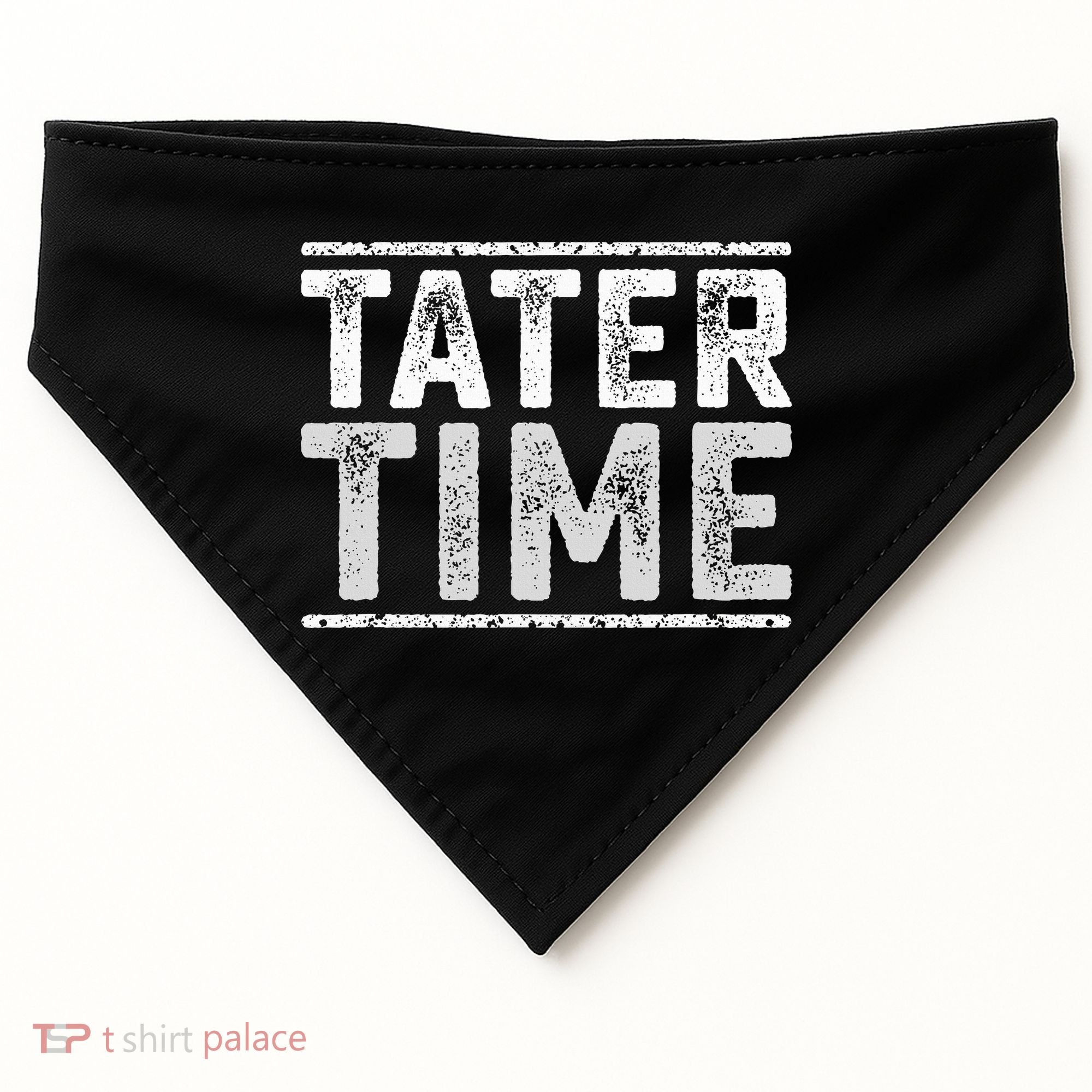 Tater Time Funny Thanksgiving Dinner USA-Made Doggie Bandana