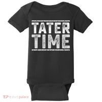 Tater Time Funny Thanksgiving Dinner Baby Bodysuit thumb 0