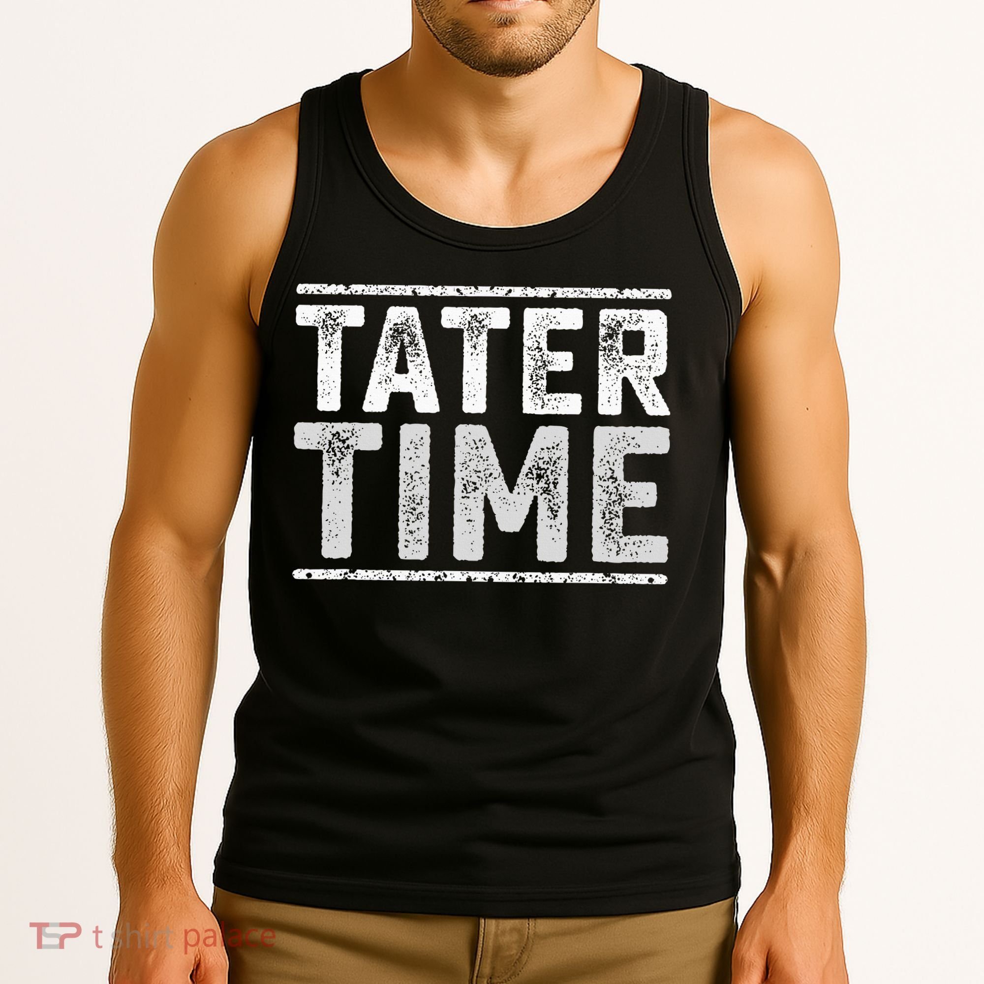 Tater Time Funny Thanksgiving Dinner Tank Top