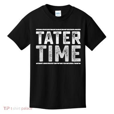 Tater Time Funny Thanksgiving Dinner Kids T-Shirt