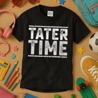 Tater Time Funny Thanksgiving Dinner Kids T-Shirt thumb 3