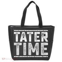 Tater Time Funny Thanksgiving Dinner Tote Bag thumb 0