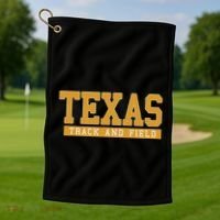 Texas Track & Field Golf Towel thumb 1