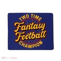 Two Time Fantasy Football Champion Champ League Draft Party Premium Mousepad thumb 0
