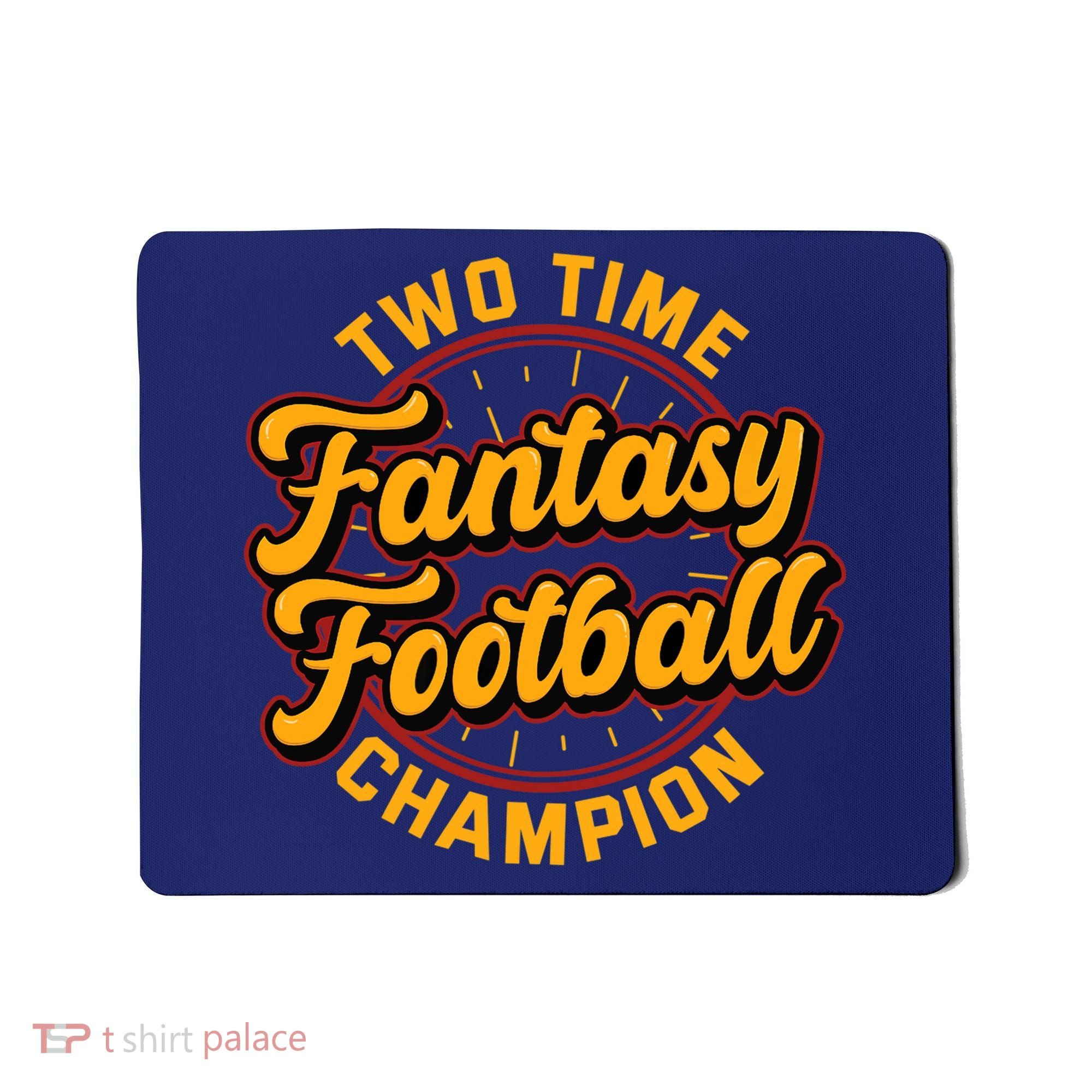 Two Time Fantasy Football Champion Champ League Draft Party Premium Mousepad