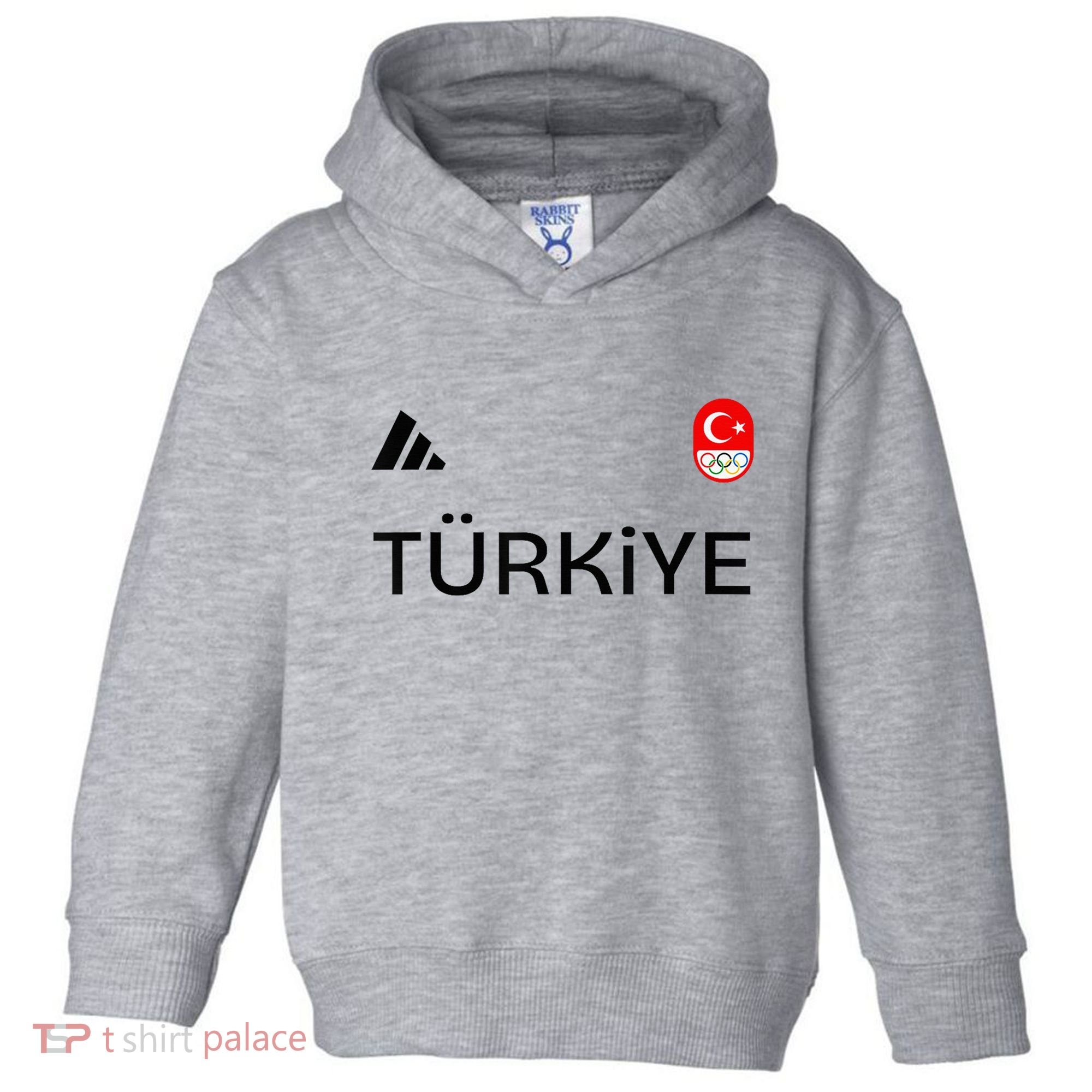 Turkiye Turkey Flag Turkish Shooting Team Sports Toddler Hoodie