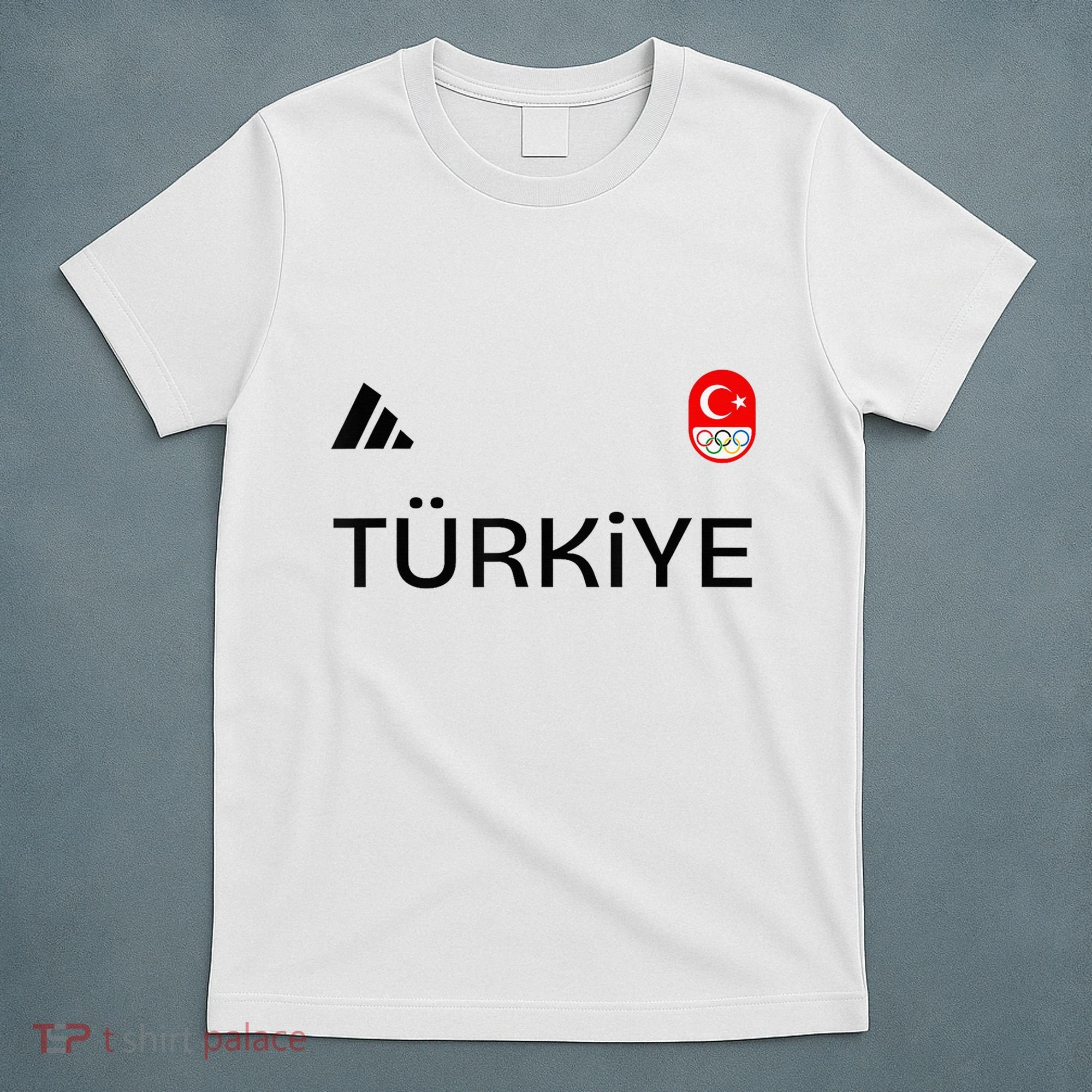 Turkiye Turkey Flag Turkish Shooting Team Sports T-Shirt