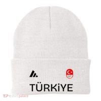 Turkiye Turkey Flag Turkish Shooting Team Sports Beanie thumb 0