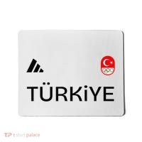 Turkiye Turkey Flag Turkish Shooting Team Sports Mousepad thumb 0