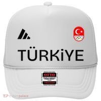 Turkiye Turkey Flag Turkish Shooting Team Sports Hat thumb 0