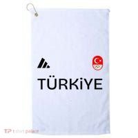 Turkiye Turkey Flag Turkish Shooting Team Sports Golf Towel thumb 0