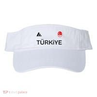 Turkiye Turkey Flag Turkish Shooting Team Sports Visor thumb 0