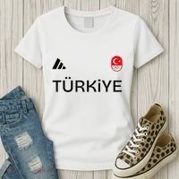 Turkiye Turkey Flag Turkish Shooting Team Sports Women's T-Shirt thumb 3