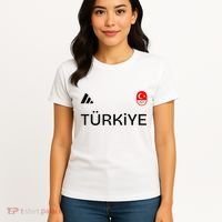 Turkiye Turkey Flag Turkish Shooting Team Sports Women's T-Shirt thumb 4