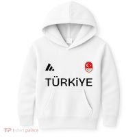 Turkiye Turkey Flag Turkish Shooting Team Sports Kids Hoodie thumb 0