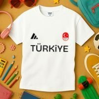 Turkiye Turkey Flag Turkish Shooting Team Sports Kids T-Shirt thumb 3