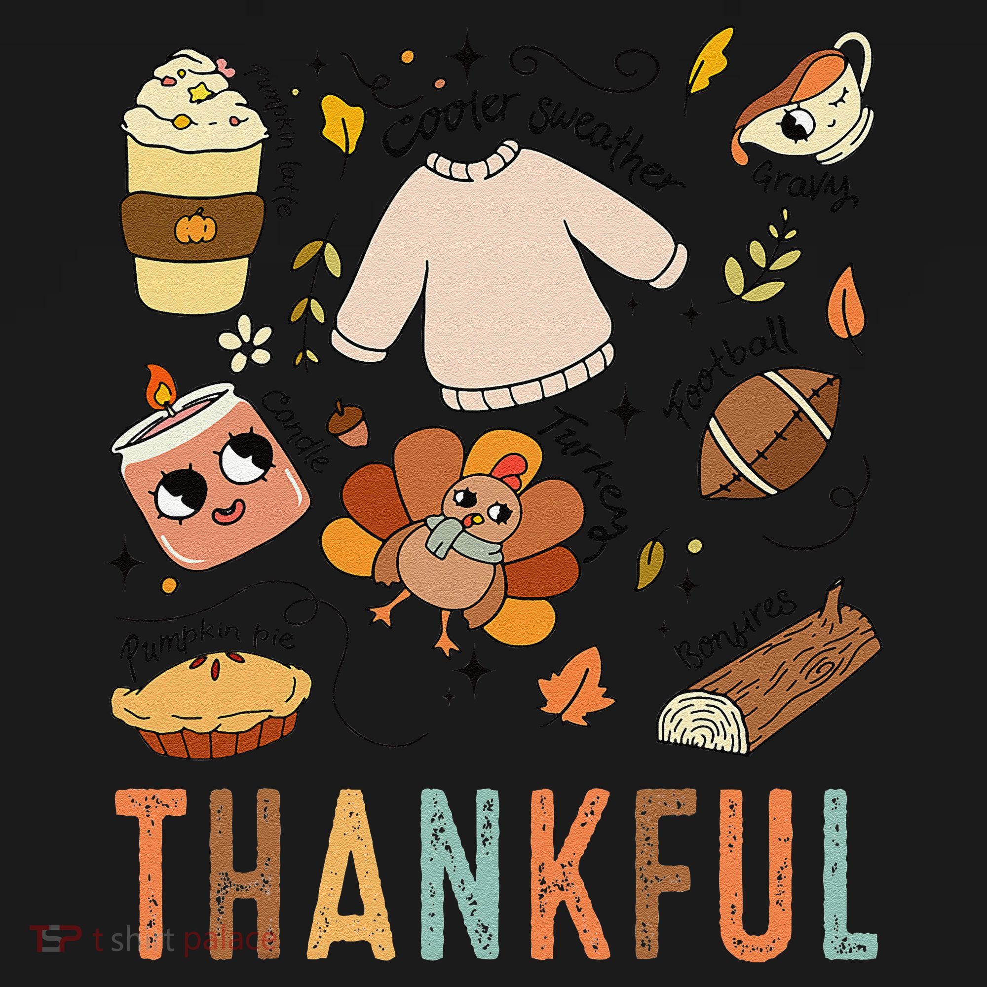 Thanksgiving Turkey Fall Thankful Graphic FamilywomenS Backpack
