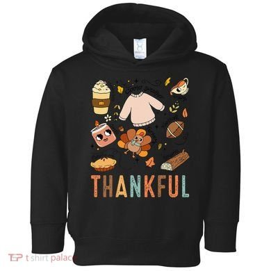 Thanksgiving Turkey Fall Thankful Graphic FamilywomenS Toddler Hoodie