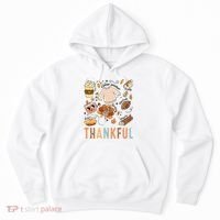 Thanksgiving Turkey Fall Thankful Graphic FamilywomenS Hoodie thumb 0