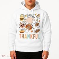 Thanksgiving Turkey Fall Thankful Graphic FamilywomenS Hoodie thumb 2