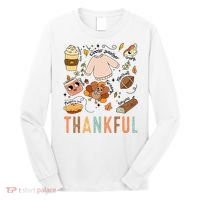 Thanksgiving Turkey Fall Thankful Graphic FamilywomenS Long Sleeve Shirt thumb 0