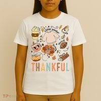 Thanksgiving Turkey Fall Thankful Graphic FamilywomenS T-Shirt thumb 4