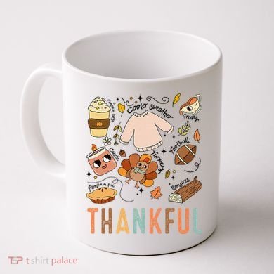 Thanksgiving Turkey Fall Thankful Graphic FamilywomenS Coffee Mug