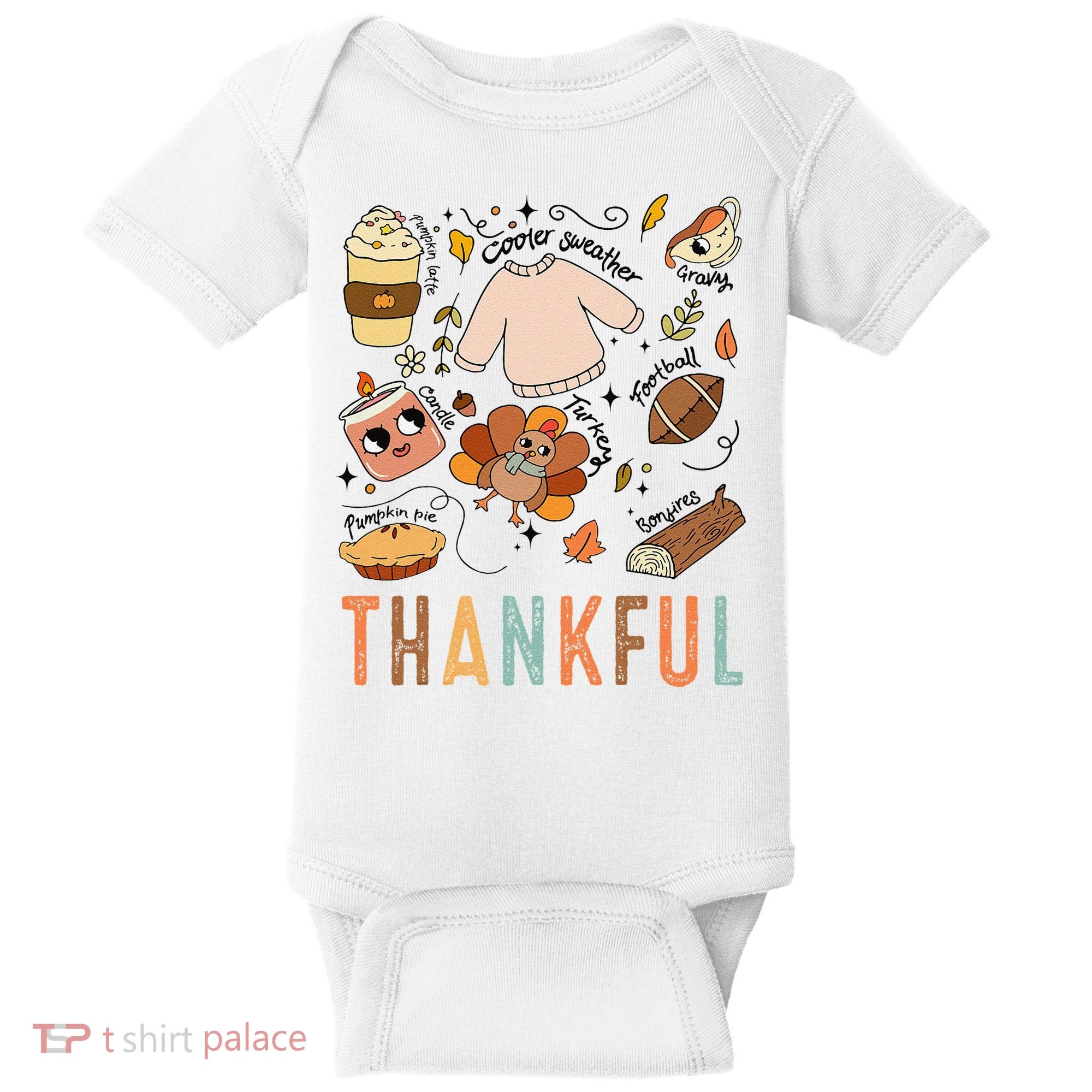 Thanksgiving Turkey Fall Thankful Graphic FamilywomenS Baby Bodysuit
