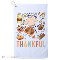 Thanksgiving Turkey Fall Thankful Graphic FamilywomenS Golf Towel thumb 0