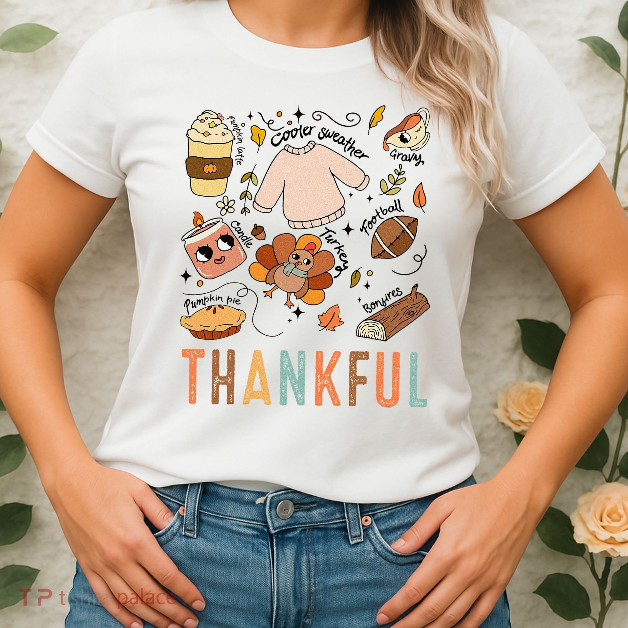 Thanksgiving Turkey Fall Thankful Graphic FamilywomenS Women's T-Shirt