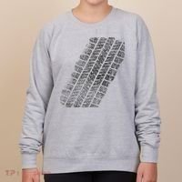 Tire Track Funny Halloween Women's Sweatshirt thumb 0