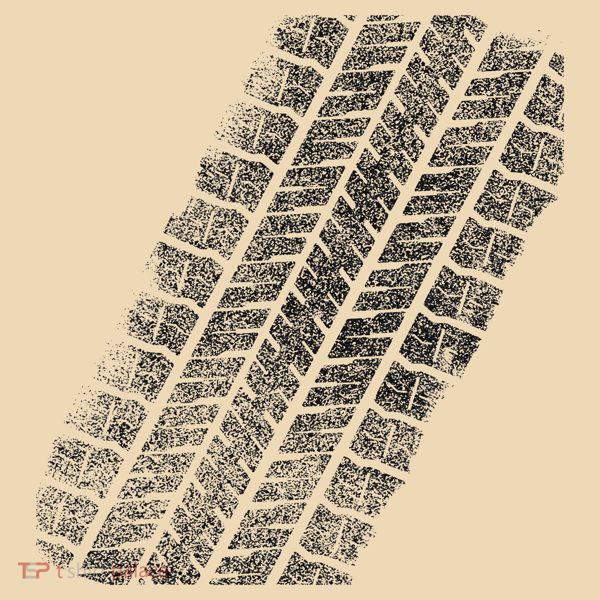 Tire Track Funny Halloween Tote Bag