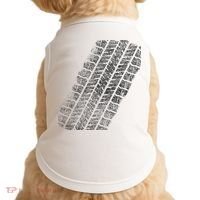 Tire Track Funny Halloween Doggie Tank thumb 0