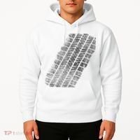 Tire Track Funny Halloween Hoodie thumb 2