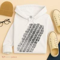 Tire Track Funny Halloween Hoodie thumb 4