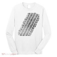 Tire Track Funny Halloween Long Sleeve Shirt thumb 0