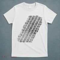 Tire Track Funny Halloween T-Shirt thumb 5