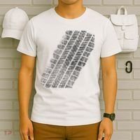 Tire Track Funny Halloween T-Shirt thumb 6