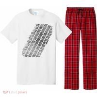 Tire Track Funny Halloween Pajama Set thumb 0