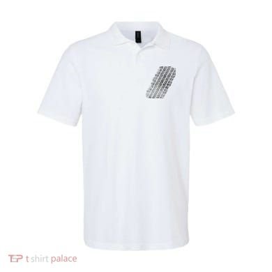 Tire Track Funny Halloween Polo