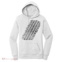 Tire Track Funny Halloween Women's Hoodie thumb 0