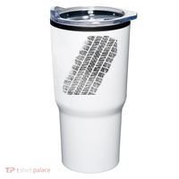 Tire Track Funny Halloween Tumbler thumb 0