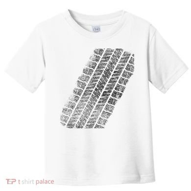 Tire Track Funny Halloween Toddler T-Shirt