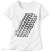 Tire Track Funny Halloween Women's T-Shirt thumb 0