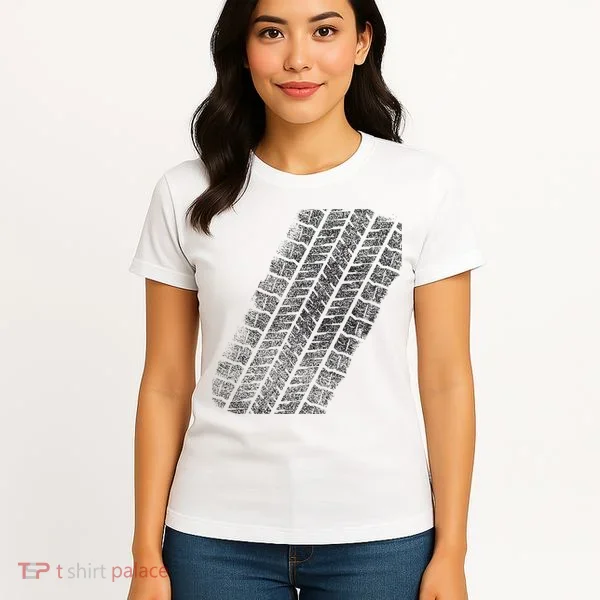 Tire Track Funny Halloween Women's T-Shirt
