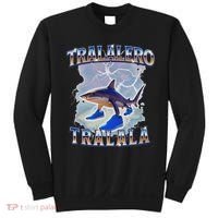Tralalero Tralala Funny Shark Meme Bootleg Sweatshirt thumb 0